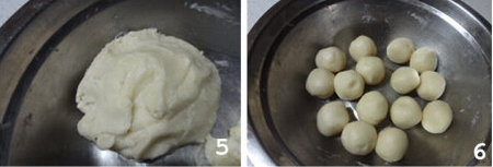 鲜肉月饼步骤5-6