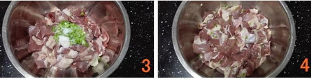 烤羊肉粒步骤3-4