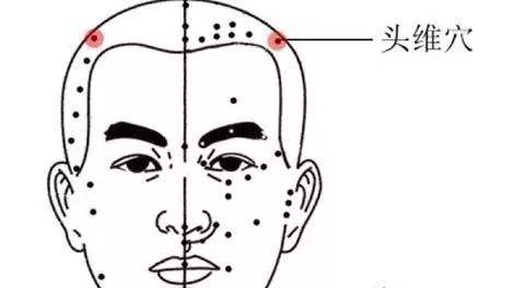头维穴的作用与功效，头维的准确位置图