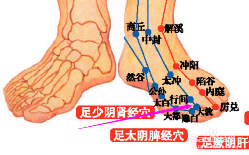 大敦穴位位置图及功效